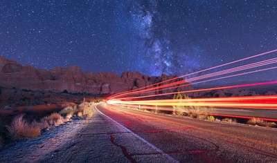Natural and Man-made Light Trails