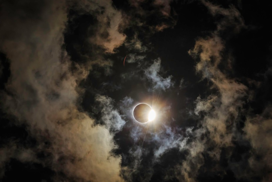Just After Totality